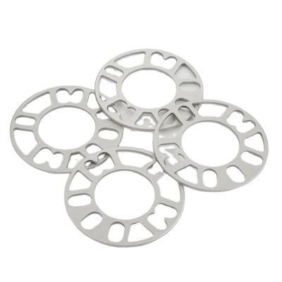 China Aluminum Alloy Most Popular Aluminum Alloy Hub Gasket 5mm Cars Refit Flange Widen Thicken Gasket for sale