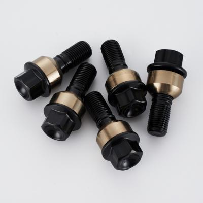 China Wholesale Custom Fashionable Steel Black Wheel Bolts Balanced Cars Tire Clips Bolts for sale