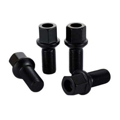 China Wholesale High Quality Black Steel Belt Protector Small Wheel M14*1.5 Bolts Suitable Car Wheel Bolts Fasteners Bolt Nuts For Audi for sale