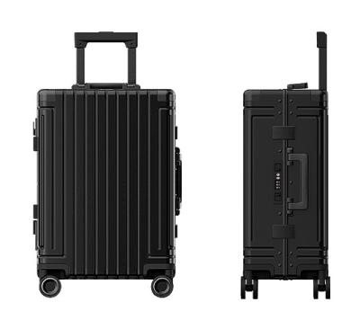 China Shell Trolley Luggage Hard 20 Inch Full Suitcase Aluminum Carry On Travel Luggage Trolley Luggage Supermarket Grocery Trolley Aluminum Trolley for sale