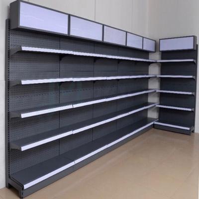 China JIAMEI Double Sided High Quality Heavy Duty Style Steel Supermarket Furniture for sale