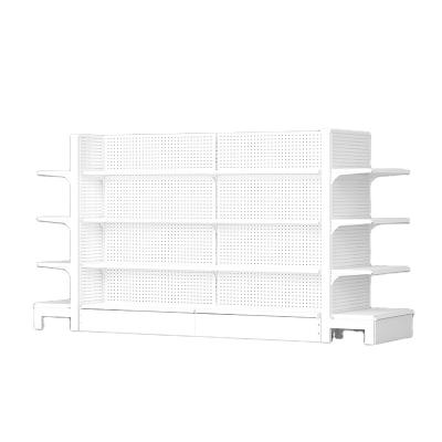 China JIAMEI China factory price single sided gondola shelving supermarket double side shelf for sale