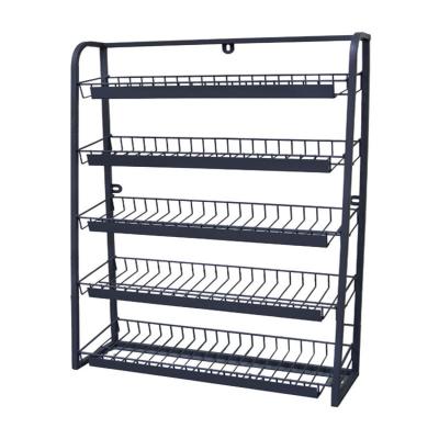 China JIAMEI Single Sided Chew Stick Metal Wire Display Stand Counter Rack for sale