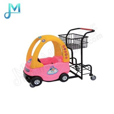 China JIAMEI Unveiling Children's Supermarket Shopping Cart, Metal Wire Supermarket Shopping Cart, Shopping Trolley For Super Market for sale