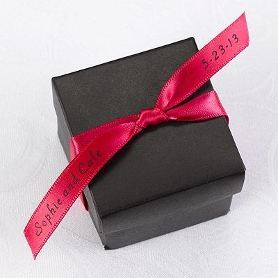 China Hot Selling Custom LOGO Eco-friendly Printed Satin Ribbon Pre-Shave Favor For Gift Box Decoration for sale