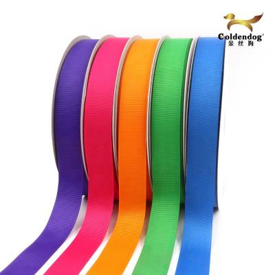 China Mafolen solid color 196 colors 7/8 cheap gift ribbon solid grosgrain ribbon for packing for sale