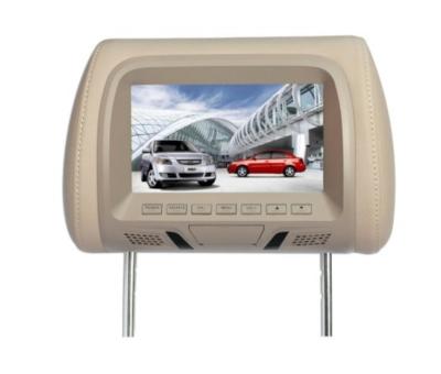 China Monitor do monitor da cabeceira do carro de 7 polegadas/7inch Lcd com cartão do Sd, inglês, russo, alemão, árabe, Cr-7101 italiano à venda