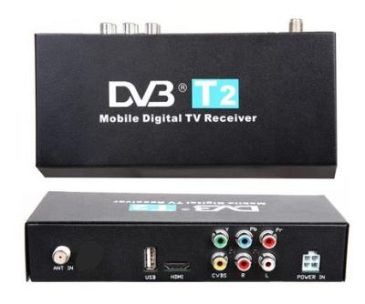 China VHF 174 der hohen Auflösung - 230MHz Auto DVB-T2 Digital Fernsehempfänger/analog-digitales Fernsehen TunerDVB-T2668A zu verkaufen