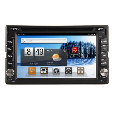 China System des Android-2,3 6,2 Zoll-Doppelt-Lärm-Fahrzeug DVD-Spieler mit GPS Navi BT /AM /FM zu verkaufen