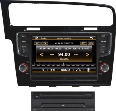 中国 Wifi ゴルフ 7 のための 12Volt VW DVD GPS 2 の喧騒の Bluetooth リモート・コントロール USB SD Mp5 販売のため