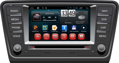 China 4.2 Pure Android Version Car Dvd Player For Volkswagen Skoda Octavia With Vw Dvd Gps  Bluetooth Rearview for sale