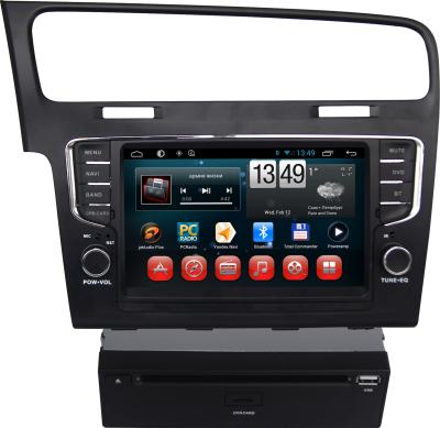 Κίνα ΠΣΤ της VW Dvd Bluetooth με τον αρρενωπό φορέα Dvd αυτοκινήτων για το Volkswagen Golf7 με την οθόνη επαφής ΠΣΤ προς πώληση