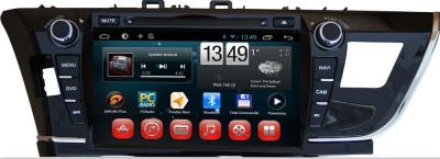 China Left Hand Drive Toyota Corolla dvd players with 3G Wifi / GPS / Bluetooth for sale