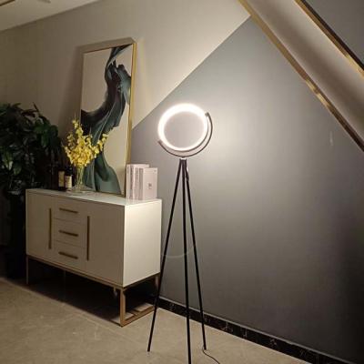 China Nordic Modern Creative Warm Light Tripod Floor Lamp MTF Living Room LED Floor Lamp Personality Magic Nordic Single Color Can Rotate for sale