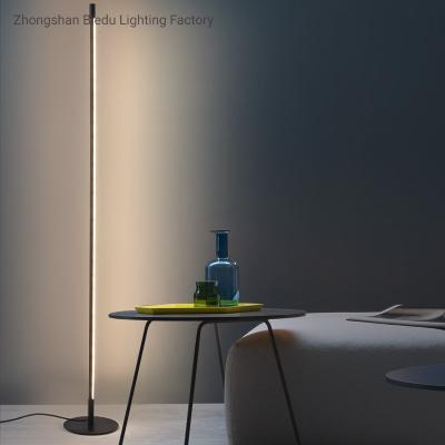 China Modern Floor Lamp Floor Lighting Amazon Led Modern Minimalist Dimmable Black Bedroom Floor Lamp RGB Colorful Standing For Living Room for sale