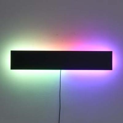 China MTF RGB Modern Nordic Single Corner Modern Led Wall Lamps For Bedroom Contemporary Design Remote Control Lights For Home Modern for sale