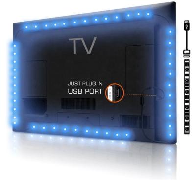 China DC5V USB TV Residential Waterproof Back Decoration TV Light RGB Led Mood Led Strip Lights for sale