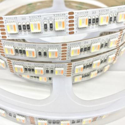 China SMD Led Strip High Quality 5 IN 1 RGBW LED Strip Lights Led Strip Light 12v 5in1 RGBWW for sale