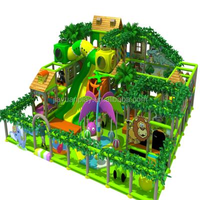 China 3-12-years-old child indoor playground blueprint indoor plastic jungle gym with slide for sale