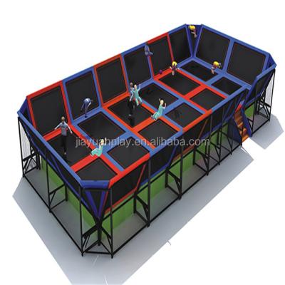 China With Trampoline Protective Net Park Cube Foam Indoor Bungee Trampolines for sale