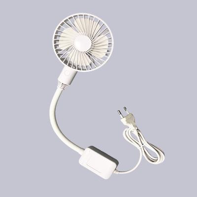 China Garment Shops Mini Gooseneck Tube Fan Power Strong Wind Stick On Sewing Machine for sale