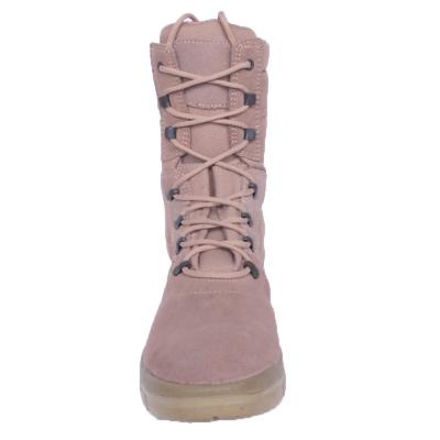 China High Quality Insulative Cow Suede PU Injection Safety Leather Boots for sale