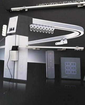 China Doppelspurige, gekrümmte Vorhangspurige, glatte und leise, manuelle/motorisierte Steuerung zu verkaufen