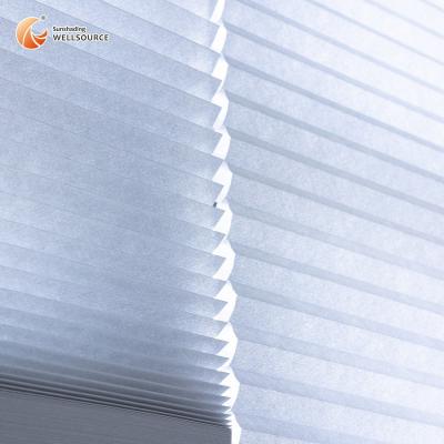 China French Window Decorative Pleated Blinds Fabric Perfect Combination of Style and Function for sale