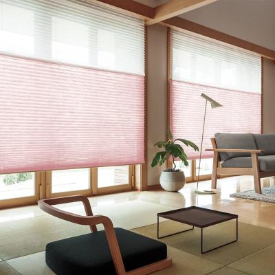 China WELLSOURCE Manual Cordless Day and Night Cellular Shades Non Blackout Light Filtering Honeycomb Fabric for Home, Office, for sale