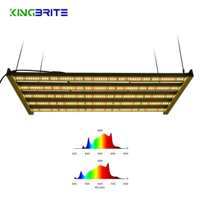 China Seed Starting Full Spectrum Kingbrite 320W Grow Light Fixture Samsung LM301H With Epistar 660nm IR UV for sale