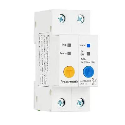 China Electronic Equipment eWelink WiFi Circuit Breaker Switch Smart Timer Voice Control Alexa Remote Echo with Leakage Protection for Smart Home for sale