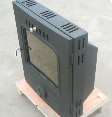 China Lifeng Wood Burning Stove Cheap Designed Liberty Steel Plate Fireplace Insert With Cast Iron Door for sale