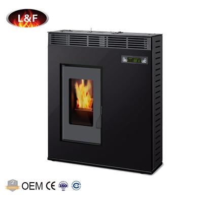 China European Popular Smart Automatic Feeding Home Heaters Italy Wood Pellet Stove With Remote Control for sale