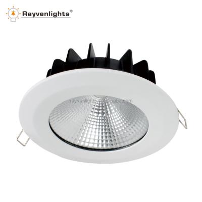 China Led downlight housing Australia standard bathroom ip65 waterproof chrome cob led downlight 75mm cutout for sale