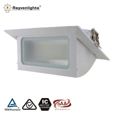 China 30W 40W 50W Aluminum Rectangle Commercial Lighting Led Downlight Store Light for sale