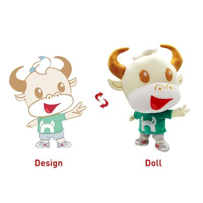 China OEM/ODM Factory Custom Plush Pretty Gift Animal Toy Custom Own Image Branding Doll Activity Mascot for sale