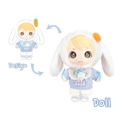 China Custom Cute Rabbit Plush Doll Garage Kit Custom Cute Rabbit Plush Doll Fashion Game Plush Doll Animation Detachable Accessories for sale