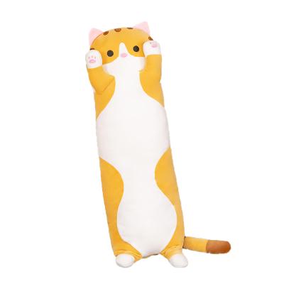 China Enough gift the new trend can be customized plush toy cat sit long 70cm 90cm 110cm three colors and sizes can be chosen for sale