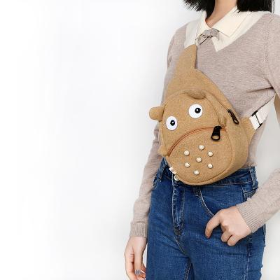 China Wholesale cute stereoscopic lady bag backpack plush totoro factory daily life cartoon simple shoulder bag gift for sale