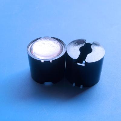 China Texture Surface 5degree Diameter 23mm LED Indoor Lighting Lens For Luxeon Prolight LED PMMA PC Lens HX-H23DT-5W for sale