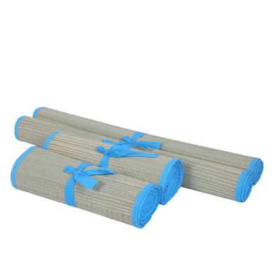 China 100% straw / 100% pp straw and straw filled tatami mats, camping mats and beach mats for sale