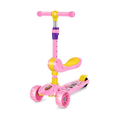 China Child's 3 Pro Foot Pedal Wheels Best T Bar Folding Scooter For Sale for sale