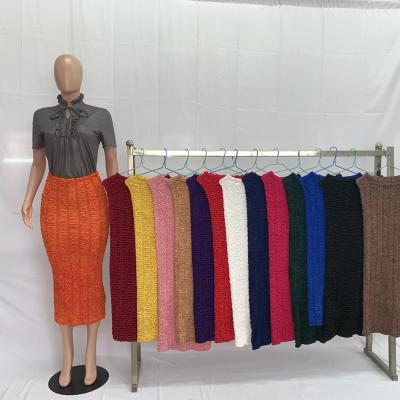 China Breathable Attractive Natural Anti-Wrinkle Custom Made Medium Girls Midi Maxi Skirts for sale