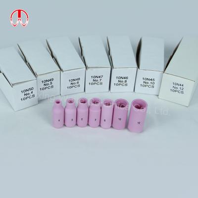 China Argon Arc Welding Porcelain Nozzle WP-18 Gun Protection Nozzle Porcelain Welding Welding Nozzle for sale