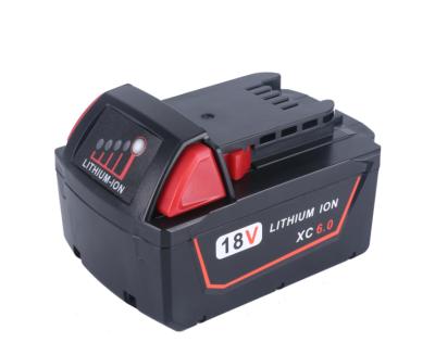 China Machine- Replacement Battery for Milwaukee Lithium Cordless Tools M18 4.0 6.0Ah 48-11-1815 48-11-1820 48-11-1850 Cordless Tool Batteries for sale