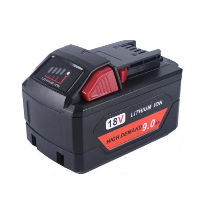 China Machine- Replacement Battery for Milwaukee Lithium Cordless Tools M18 7.5 9.0Ah 48-11-1815 48-11-1820 48-11-1850 Cordless Tool Batteries for sale