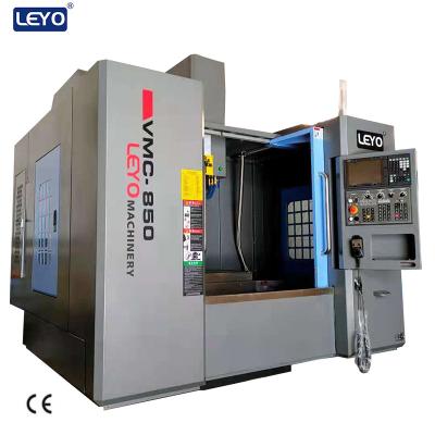 China Metal machining LEYO Mitsubishi controller vmc vertical cnc 850 machining center vmc machining center for sale