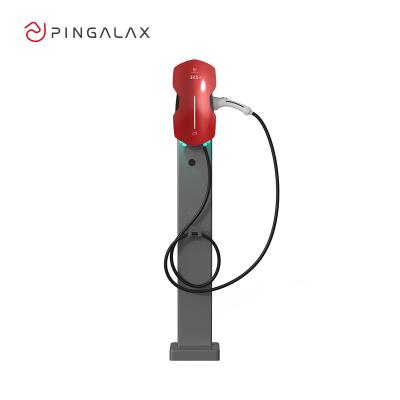 China Veichles Charging Station Evse Wallbox Type2 Cable 16a 7kw Ev Car Charger 14kw 3 Phase Charging Station For Electric Vehicle for sale