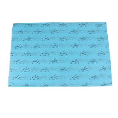 China Best Blue High Quality Wholesale Biodegradable Garment Wrapping Paper Wrapping Paper for sale