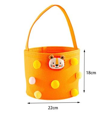 China Hot Selling Fashion Manufacturer Customized Cute Felt Bag Kids Felt Color Cartoon Handbag For Party for sale